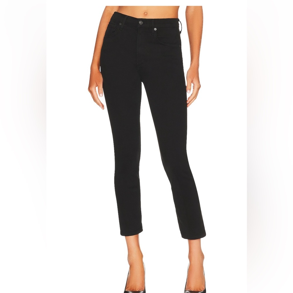 Citizens of Humanity Jolene in black plush